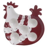 Cumpara ieftin Platou oua Hen din ceramica, Inart