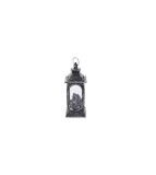Felinar decorativ LED cu piatra, pe baterie, 12.5cm, Oem