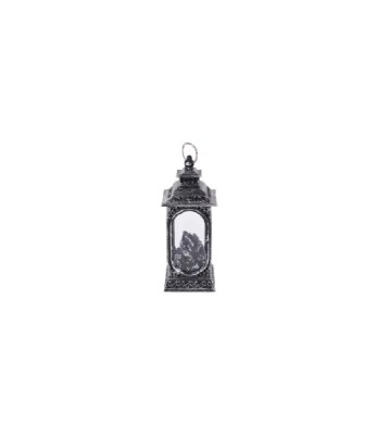 Felinar decorativ LED cu piatra, pe baterie, 12.5cm foto