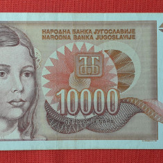 10.000 Dinara anul 1992 Bancnota Zece Mii dinari - Iugoslavia - Jugoslavije