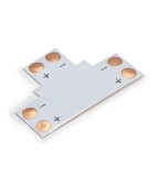 Conector PCB T de 10mm pentru benzi LED de 1 culoare SMD5050 5630, Oem