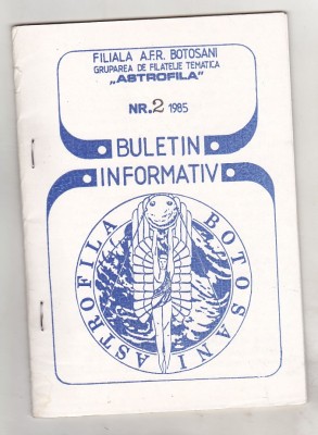 bnk fil Astrofila Botosani - buletin informativ nr 2/1985 foto