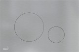 Clapeta WC Alcadrain FLAT-TURN Alunox, Aluminiu Anodizat + Inox, Actionare Dubla, Compatibila cu Rezervoare WC Incastrate Alcaplast