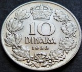 Cumpara ieftin Moneda istorica 10 DINARI / DINARA - YUGOSLAVIA, anul 1938 * cod 63 = A.UNC, Europa