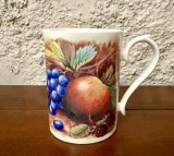 CANA DIN PORTELAN ENGLEZESC- ROY KIRKHAM- FINE BONE CHINA- CLASSIC FRUIT H9,5CM