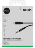 Belkin Lightning To 3..5mm Cable 3ft Black