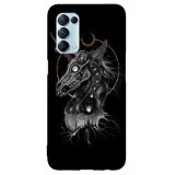 Husa compatibila cu Oppo Find X3 Lite model Cursed Unicorn, Silicon, TPU, Viceversa, Transparent, Carcasa
