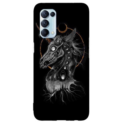 Husa compatibila cu Oppo A73 model Cursed Unicorn, Silicon, TPU, Viceversa foto