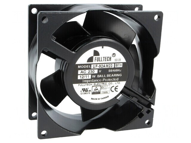 Ventilator AC Axial 230V 92x92mm 75m3/h 37dBA