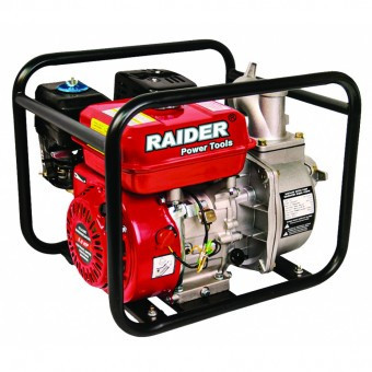 Motopompa de apa pe benzina, Raider 3&amp;rdquo;, 4 timpi, 4.9 kW, debit 933 l/min, pornire manuala foto
