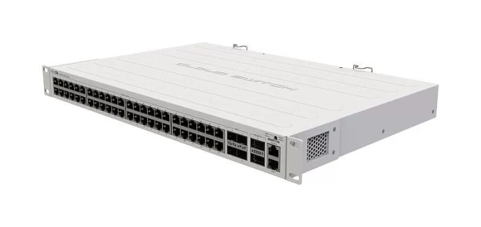 Management Switch, 48 x Gigabit, 4 x 10G SFP+, 2 x 40G QSFP+ - Mikrotik CRS354-48G-4S+2Q+RM