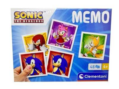 Joc Memo Sonic the Hedgehog 48 Carduri Clementoni foto