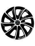 Cumpara ieftin Set 4 Capace Roti Autohelix MSA&reg; potrivite jantelor de 14 inch, pentru SsangYong, model Stig Extra Black &amp; White