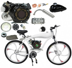 Kit motor (4 TIMPI) bicicleta 80cc - 3.5CP (reductor- lant) foto