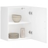 VidaXL Dulap de bucatarie &quot;Porto&quot; din lemn prelucrat alb 854037