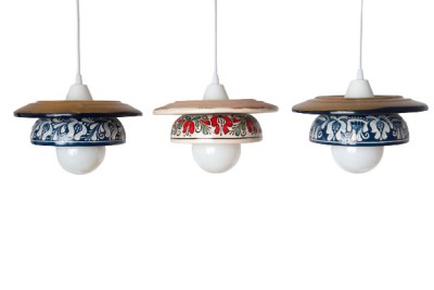 Lustra Deco Republic &amp;bdquo;Radacini &amp;ndash; 3 Strachini asortate&amp;rdquo; foto