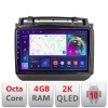 Navigatie VW Touareg 2011-2018 Android Octa Core Ecran 2K QLED GPS 4G 4+32GB 360 CarStore Technology
