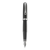 Stilou DIPLOMAT Excellence A2, cu penita M, din otel inoxidabil - Black Lacquer