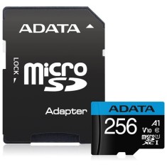 Card de Memorie MicroSDHXC 256GB - Adata (AUSDX256GUICL10A1-RA1) - Black foto