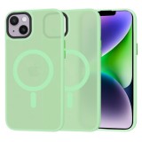 Husa pentru iPhone 14 Plus - Techsuit HaloFrost&nbsp;MagSafe Series - Light Green