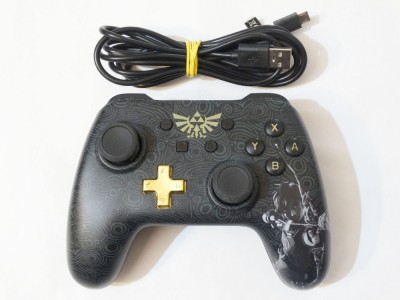 Controller gamepad cu fir 2 metri Nintendo Switch PC PowerA Zelda foto