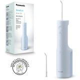 Irigator bucal Panasonic EW-DJ26-A303, aprox. 590kPa presiune apa, 5 trepte de presiune, portabil, 2duze incluse, Capacitate rezervor 200ml, Albastru