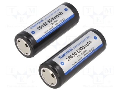 Acumul: Li-Ion 26650 3,7V 5500mAh &amp;Oslash;26,4x69,5mm 2buc. foto