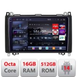 Navigatie Mercedes VW Edotec Kit-068 8 core QLED 2K 16+512 360 Android Waze USB Navigatie Internet Youtube Radio v1 CarStore Technology