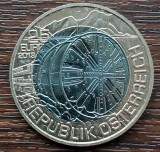 (A942) MONEDA DIN ARGINT SI NIOBIU, AUSTRIA - 25 EURO 2013, TUNNELBAU, MAI RARA