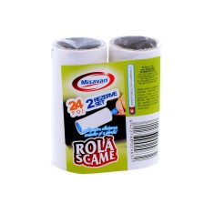 Set 2 Rezerve Rola Curatat Scame Misavan 24 Foi/Rola, Rola pentru Scame, Rola Scame Misavan, Rola Misavan Scame, Misavan Rola Scame, Rola de Curatat S
