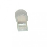 Conector Terminal Furtun LED Neon Flex 220V, 8x16mm, Transparent, Interior/Exterior