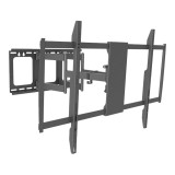 Suport TV LCD pentru perete Delight, 60-100 inch, brat rabatabil, maxim 80 kg, Negru