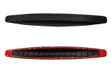 Set 2 bandouri protectie bara auto negre, finisaj carbon, 40 cm