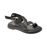 Sandale GRYXX negre, 47183, din piele naturala