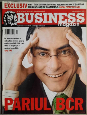 Revista Business magazin nr. 156 (43/2007) - Pariul BCR foto
