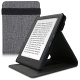Husa pentru Kobo Glo HD / Touch 2.0, Textil, Gri, 51512.02, Kwmobile