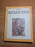 Pedagogie - adolescenta - problemele adolescentei - din anul 1968