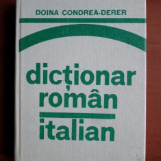 Doina Condrea Derer - Dictionar Roman-Italian (1978, editie cartonata)