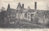 C.P. Franta - Razboi WWI - BATALIA de la MARNE - CHATILLON RUINE - Necirculata, Circulata, Printata