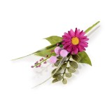 Cumpara ieftin Margareta artificiala roz verde cm 17 H