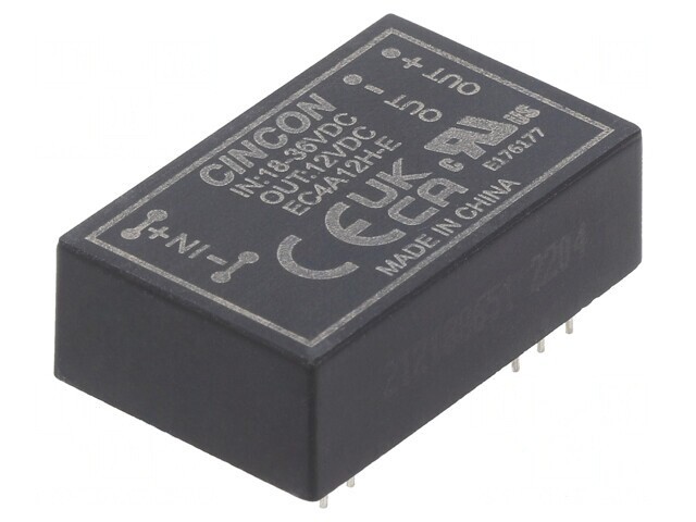 Convertor DC/DC 18-36V la 12V 470mA 6W THT