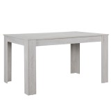 Set Alma EWTB masa cu 6 scaune culoarea stejarului alb/maro/negru [en.casa] HausGarden Leisure