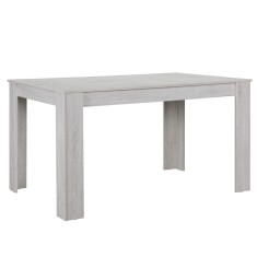 Set Alma EWTB masa cu 6 scaune culoarea stejarului alb/maro/negru [en.casa] HausGarden Leisure foto