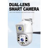 Camera de Supraveghere Profesionala WIFI PTZ , TSS-V25, cu 2 Lentile,Full HD