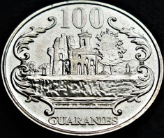 Moneda exotica 100 GUARANIES - PARAGUAY, anul 2007 *cod 4971 = UNC