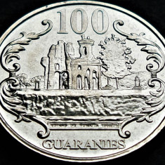 Moneda exotica 100 GUARANIES - PARAGUAY, anul 2007 *cod 4971 = UNC