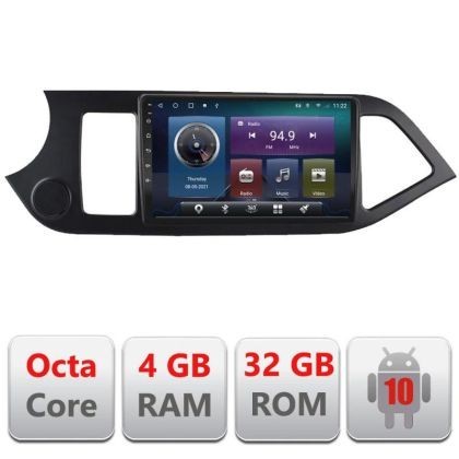 Navigatie Kia Picanto 2011-2015 C-217 Octa Core cu Android Radio Bluetooth Internet GPS WIFI 4+32GB CarStore Technology