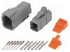 Conector auto, ATM, 6 pini, AMPHENOL - ATM6PS-CKIT foto