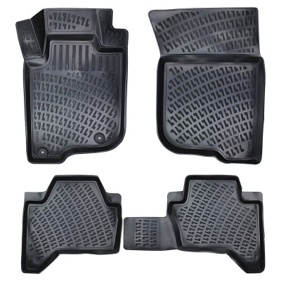 Set Covorase Auto Cauciuc Dedicate Mitsubishi L200 Triton IV 2005-2014 foto