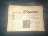 ZIARUL SPORTUL 1 DECEMBRIE 1982 CUPA REPUBLICII